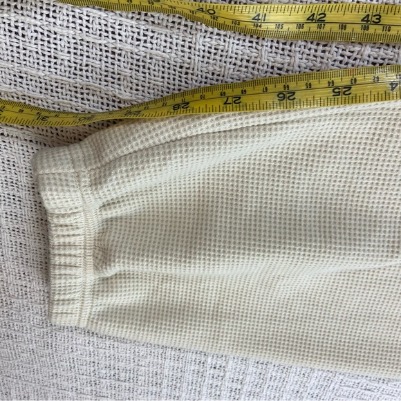 Samii Ryan Smiley Women's Beige/cream Thermal Jogger Pants XLarge xl - Picture 5 of 13